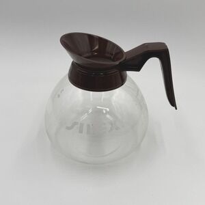 SILEX Glass Coffee Carafe Brown Handle Spout Replacement Pot 10 Cup